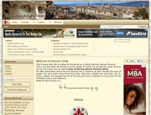 Tablet Screenshot of florenceinitaly.com